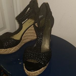 NWOT platform espadrilles
